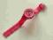M02 - ZEGAREK JELLY WATCH SILIKONOWY OKR. RÓŻOWY
