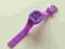 M01 - ZEGAREK JELLY WATCH SILIKONOWY FIOLETOWY