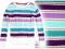 CHEROKEE sweterek w kolorowe paski 7-8 lat