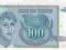 Jugosławia 1992 100 dinara UNC