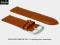 pasek do zegarka  24 mm  DILOY 325.03.24 brązowy