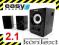 GŁOŚNIKI EASY TOUCH 2.1 SHAMROCK 6W RMS BSTOK 7084