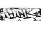 DESKA THINK Spray black/white 7,625 PAPIER GRATIS