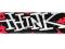 DESKA THINK Spray Tag red/white 7,75 PAPIER GRATIS