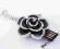 Pendrive Biżuteria 4GB Kwiatek Czarny-YouTube