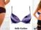 B651  Atłasowy biustonosz fiolet 95C Bella-Fashion