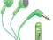 Słuchawki Douszne aircoustic EAR BUDDY Green mp3