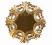 Śliczne, okrągłe lustro - srebrna rama - AWAI