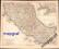 WŁOCHY ŚRODKOWE stara mapa z 1874 roku ORYGINAŁ