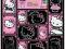 SM: nalepki naklejki plaskie Hello Kitty 4 wzory