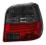 LAMPY TYLNE VW GOLF 4 IV CLEAR RED BLACK DEPO / FK