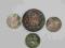 Zestaw 4 monet 1840 r.