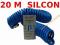 WĄŻ DO KOMPRESORA 20 M silicon 8/12mm 10bar