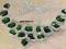 Naszyjnik - Kolia Zielony PERIDOT pr.925