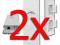 Zestaw 2 x UBIQUITI NanoStation 5 5Ghz WDS AP Wisp