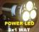 GU10 MR16 E14 E27 3x1W HIGH POWER LED + gratis 3