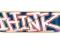 DESKA THINK Tag blue/red 7,8" PAPIER GRATIS