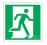 ZNAK BHP WYJŚCIE EWAKUACYJNE W LEWO