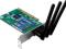 Ethernet Adapter WiFi 11n N300 PCI 2,4GHz TEW-623