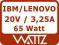 IBM / LENOVO - FIRMOWY - 20V 3,25A - GW12 - FV