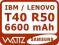 IBM / Lenovo - T40 T43 R50 - 6600 mAh - ZOBACZ !!