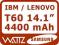 Lenovo T61 T61p R61 R61i - 14.1" - 4400 mAh