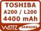 Toshiba A200 A300 L300 - 4400 mAh - !! PROMOCJA !!