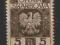 Znaczek Skarbowy 5 zl.stalowy rok1958 (16605)