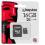 Karta microSD Kingston 16GB + Adapter. Okazja!