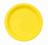 Talerzyki jednokolorowe żółte - 18 cm - 10 szt