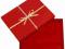 Opakowanie na komplet kart. OP-K007/K czerwone