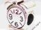 Antyczny metalowy KORALIK MODULOWY ZEGAR nr145