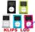 mini MP3 LCD 2gb z KLIPSem FM PL menu - 5 kolorow