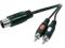 KABEL WTYK DIN - 2x CINCH 1,5m SPEAKA