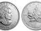 2012 5$ Liść Klonu - 1 uncja czystego srebra