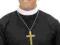 KRZYŻ ZŁOTY ksiądz mnich zakonnica SYLWESTER