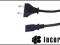 Kabel Incore zasilajacy Euro 2-PIN Audio-RTV 1,8m