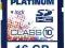 Szybka karta SDHC 16GB Platinum SD klasa 10 Łodz