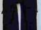 DENIM  CIĄŻOWE SPODNIE BOJÓWKI WYSOKI PANEL 62