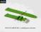 pasek do zegarka 14 mm DILOY 344.14.11  ZIELONY