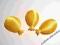 Baloniki Balony nowy wzór aplikacja BAL-03 żół