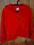 Oryginalny Polartec 200-czerwona bluza-rozmiar S/M
