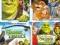 SHREK, SHREK 2, SHREK 3, SHREK 4 (PAKIET 4 DVD)