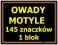 OWADY, MOTYLE - zestaw 145 znaczków i 2 bloki #21