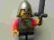 Rycerz z szablą miecz Figurka lego Kingdoms Castle