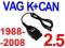 VAG K+CAN 2.5 USB ZMIANA PRZEBIEGU-DIAGNOZA-NOWOSC