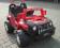 Ogromny JEEP 2xmotor 2xAku Super Wielki Pilot Pasy