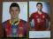 2 X DAVID VILLA FC BARCELONA + MULLER (NADRUK) BAY