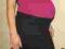 Fajna letnia sukienka ciążowa - różowa, czarna