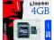 Karta pamięci KINGSTON Micro SDHC 4GB MicroSD